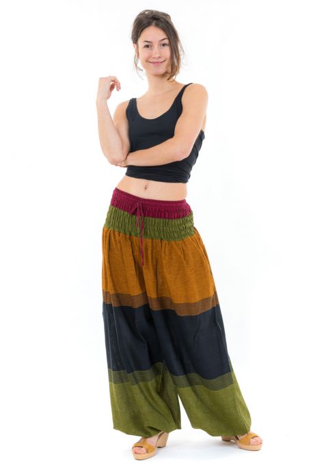 Pantalon saroual bouffant soft babacool face