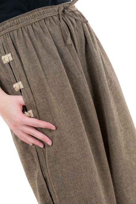 Pantalon japonais fluide large Sand personnalisable