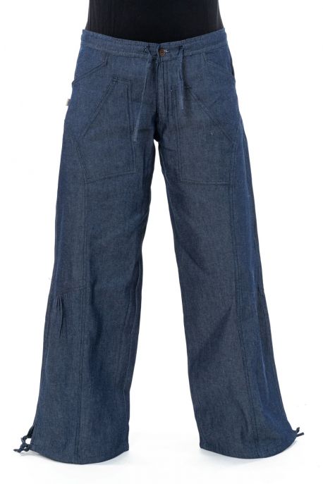 Pantalon blue jean hybride femme homme street chic Nila