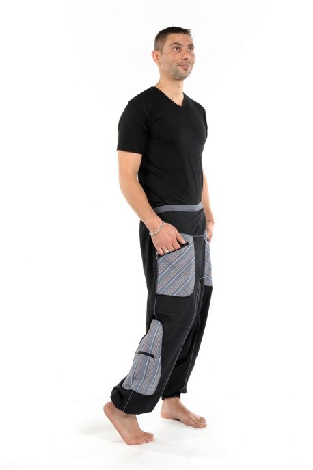 Sarouel ethnic homme femme pocket zip Sawal personnalisable