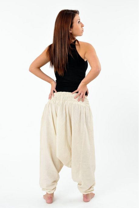 Pantalon sarouel elastique uni aladin sarwel indien