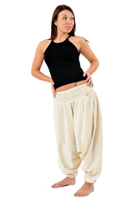 Pantalon sarouel elastique uni aladin sarwel indien
