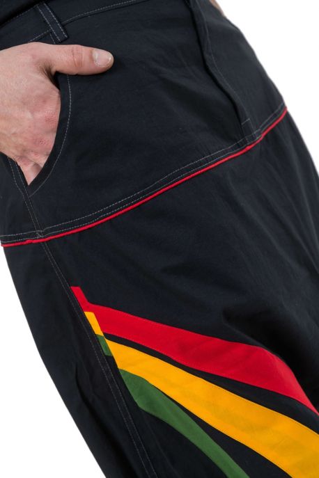 Sarouel grande taille homme arc en ciel tricolore reggae