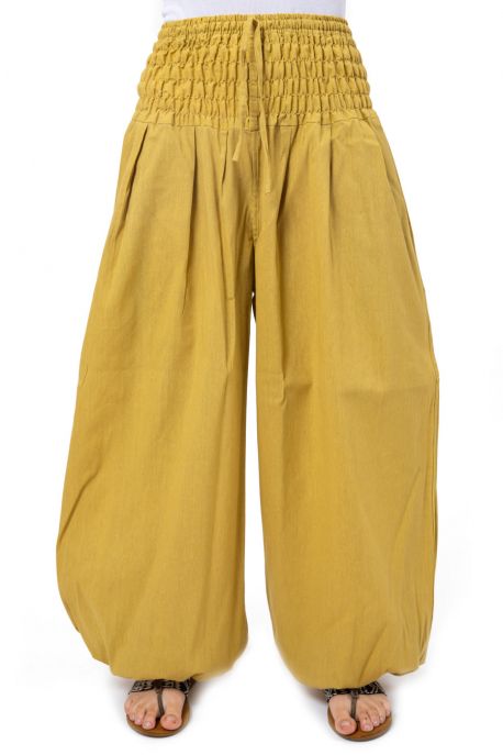 Pantalon elastique bouffant grande taille femme Myu