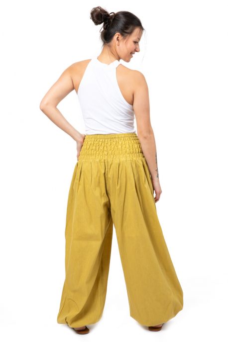 Pantalon elastique bouffant grande taille femme Myu