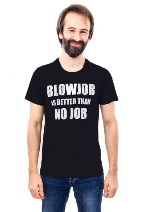 T-shirt humoristique Best job noir