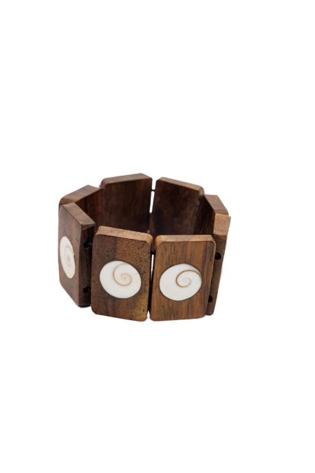 Bracelet Rectangles Bois Lucie